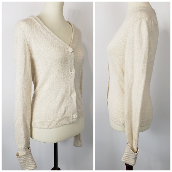 ** Sold**THEORY Alpaca Silk Blend Cardigan Sweater - Picture 4 of 8